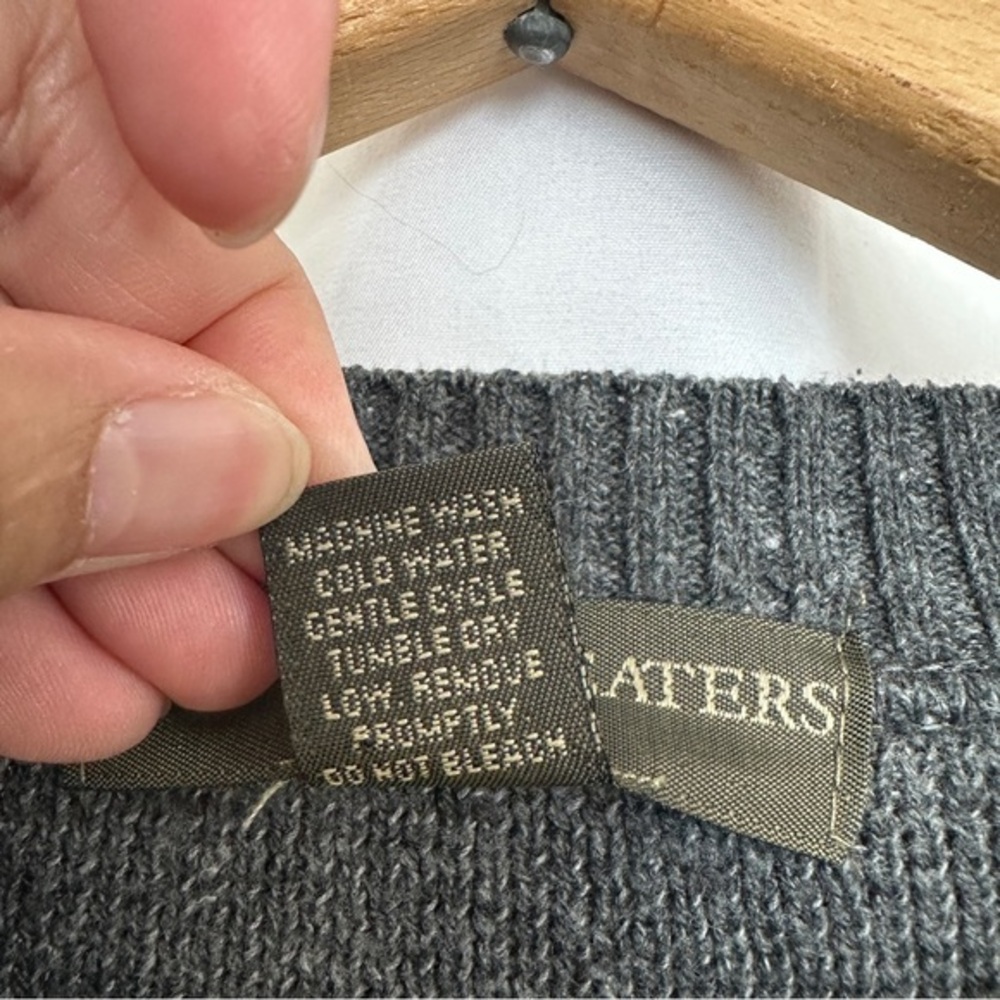Vintage Liberty Grandpa Sweaters Size XL Made In USA Cabin Cosby 90s Cozy Winter - Picture 5 of 9